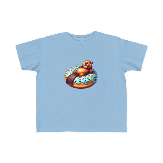Cute Toddler's Donut Tee - Fun Jersey T-Shirt for Kids