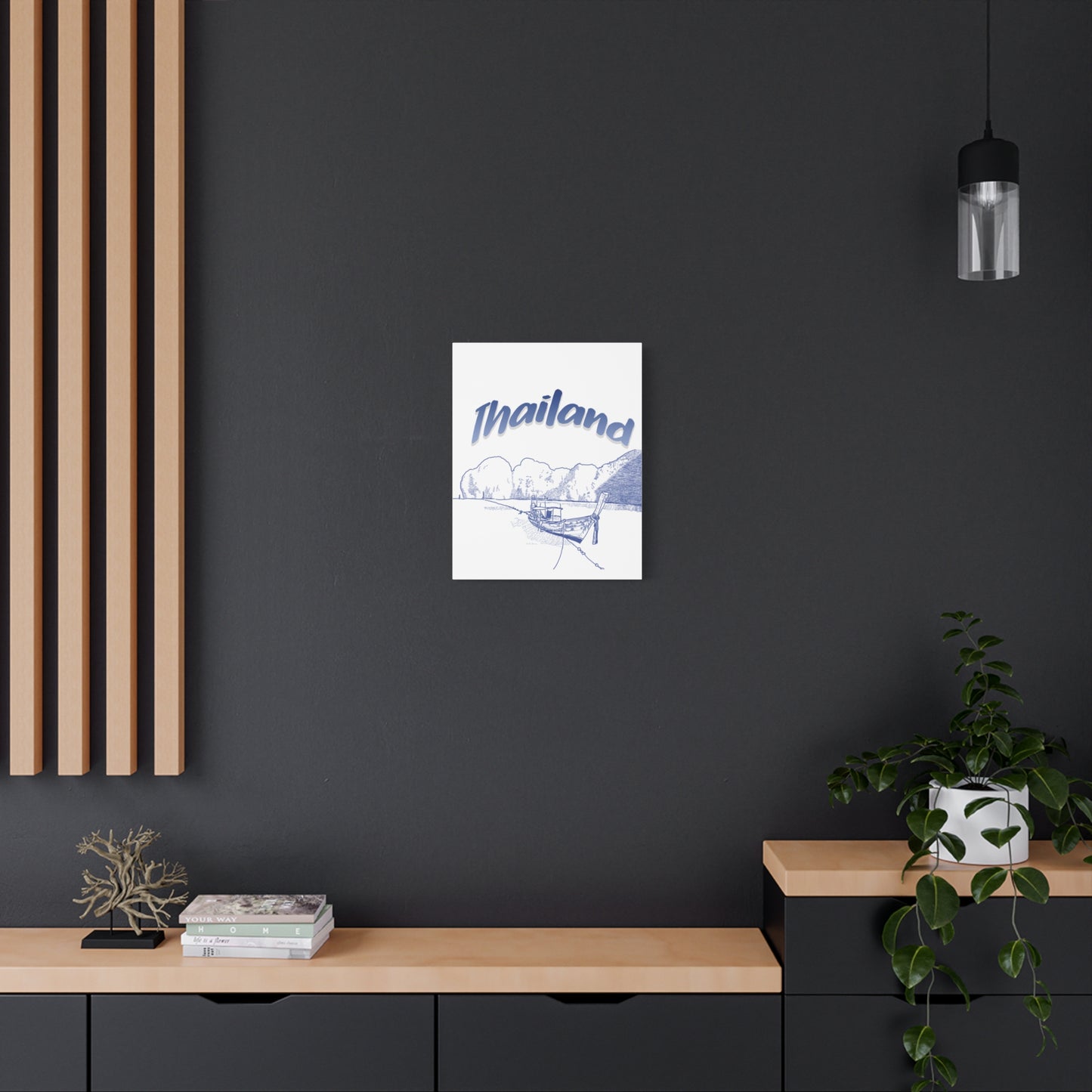Thailand Matte Canvas Wall Art, Coastal Decor, Travel Wall Art, Home Decoration, Gift for Travelers, Ocean Themed Art
