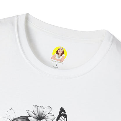 Empowering Floral T-Shirt, Inspirational Shirt, Self-Love Apparel, Gift for Her, Motivational Quote Tee