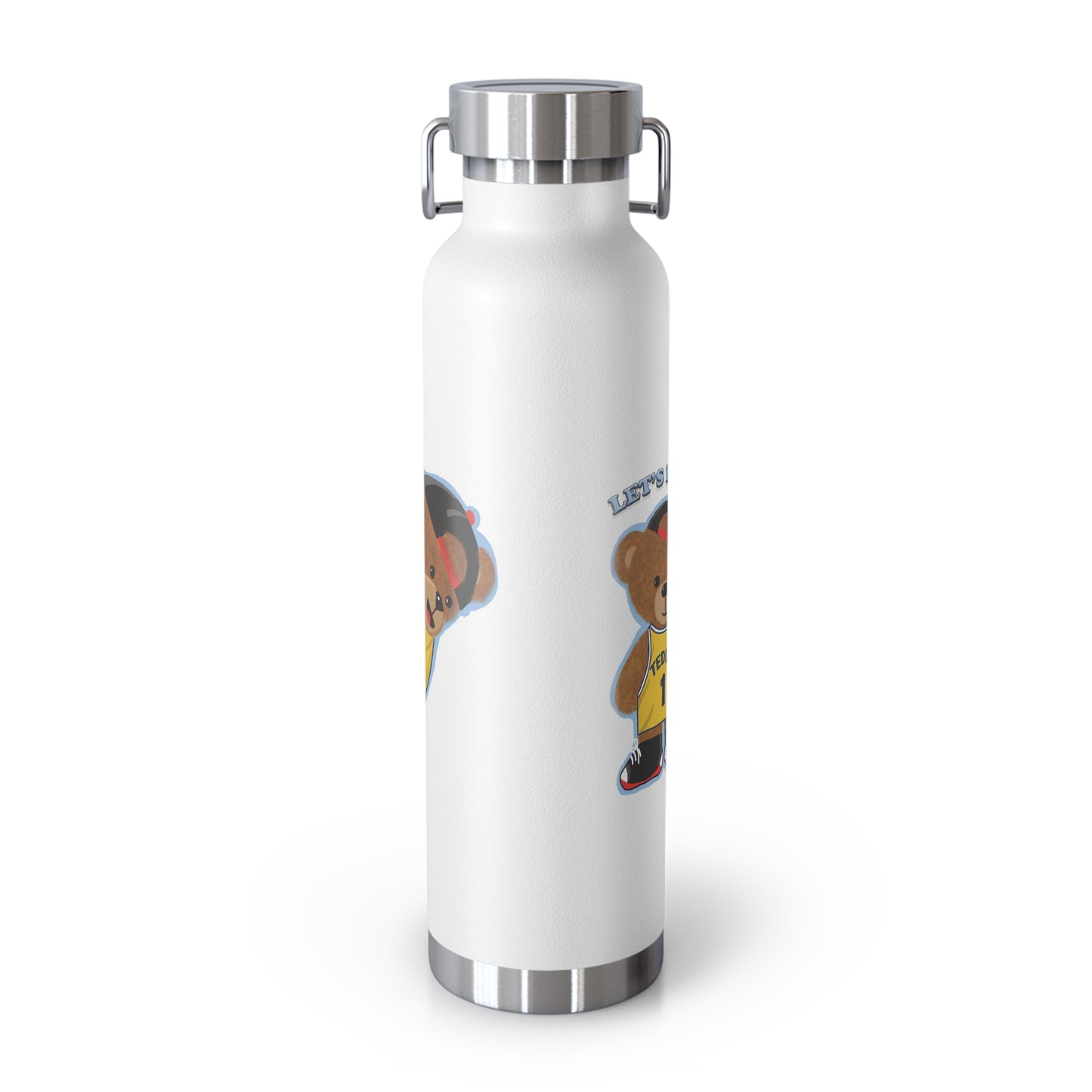 Sporty Insulated Water Bottle - Motivational Hydration for Athletes, Travel, Gym, Basketball Lovers, Personalized Gift