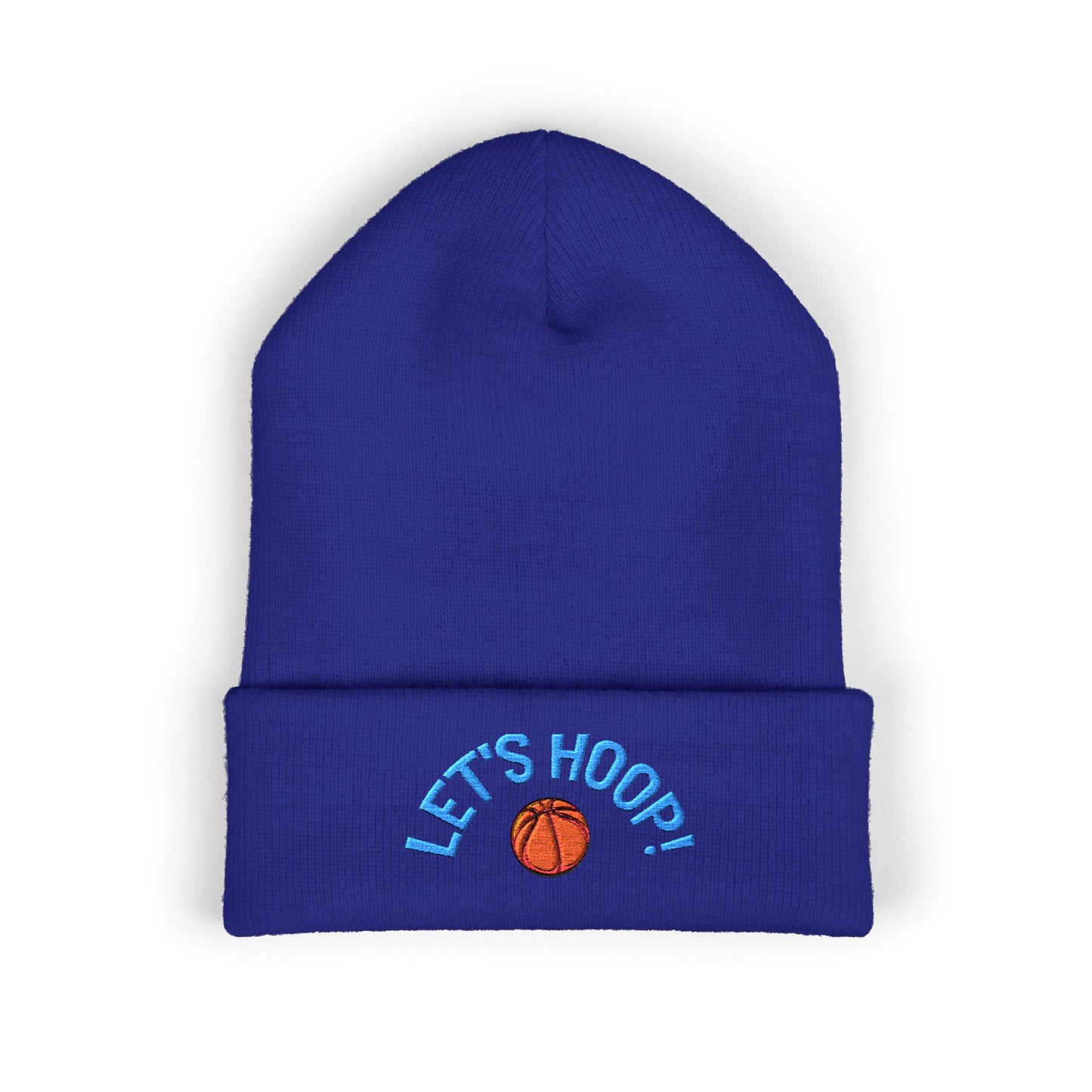 Basketball Cuffed Beanie, Playful Winter Hat, Sports Enthusiast Gift, Cozy Beanie for Players, Holiday Accessory