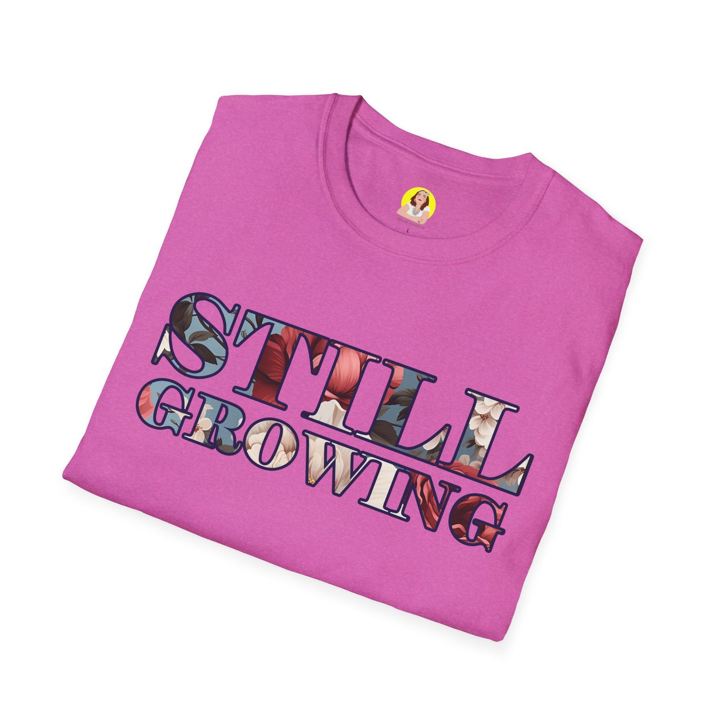 Unisex Softstyle T-Shirt - Inspirational 'Still Growing' Tee, Motivational Shirt for Growth Mindset, Gift for Friends, Casual Wear, [...]