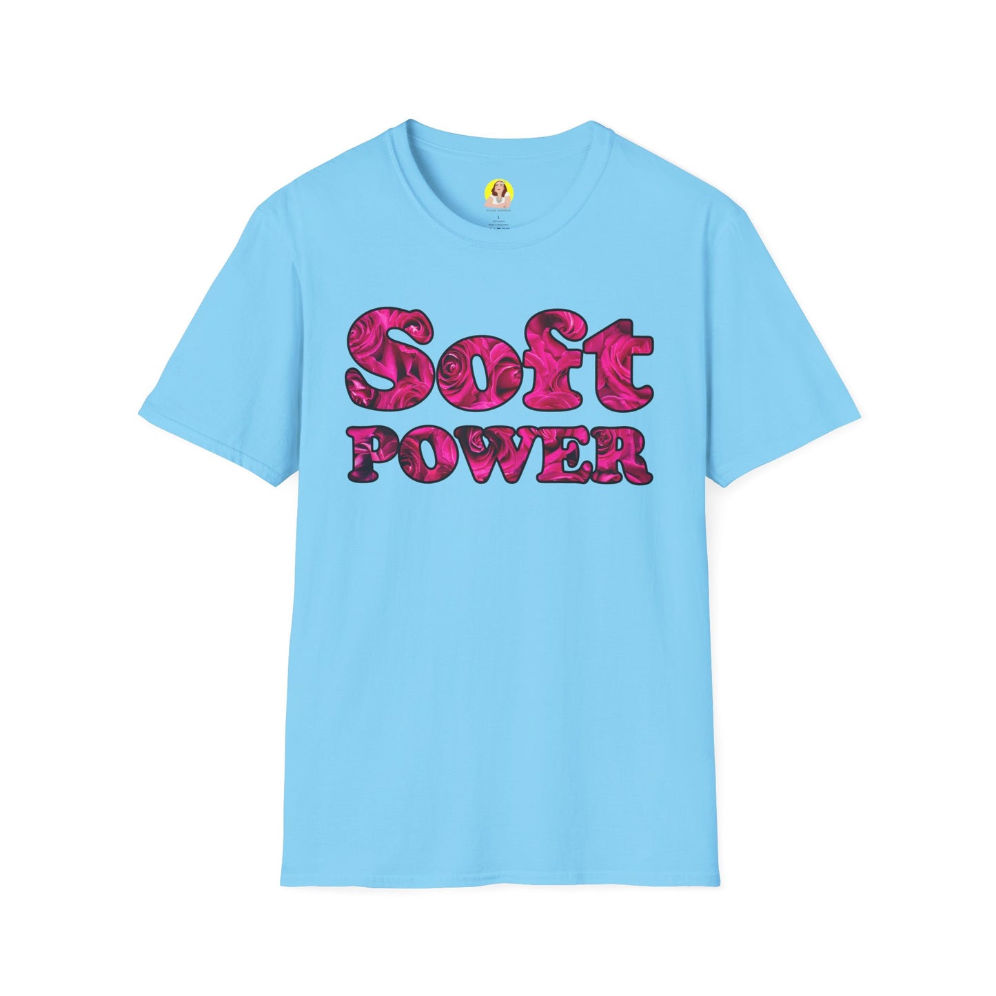 Unisex Softstyle T-Shirt - Soft Power, Casual Tee, Feminist Shirt, Summer Wear, Gift for Her