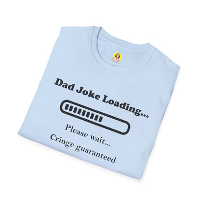 Dad Joke Loading Unisex Softstyle T-Shirt, Funny Gift for Dads, Father's Day Tee, Humor Apparel, Casual Wear