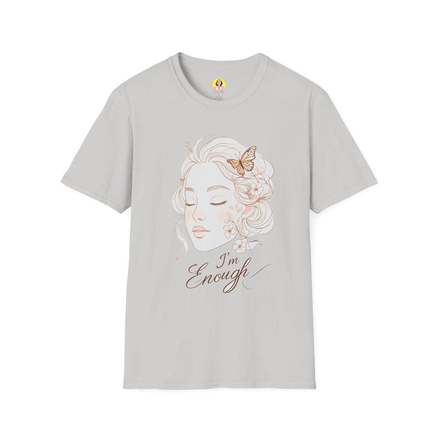 Empowering I'm Enough T-Shirt, Unisex Softstyle Tee, Self-Love Gift, Affirmation Apparel, Everyday Comfort Wear