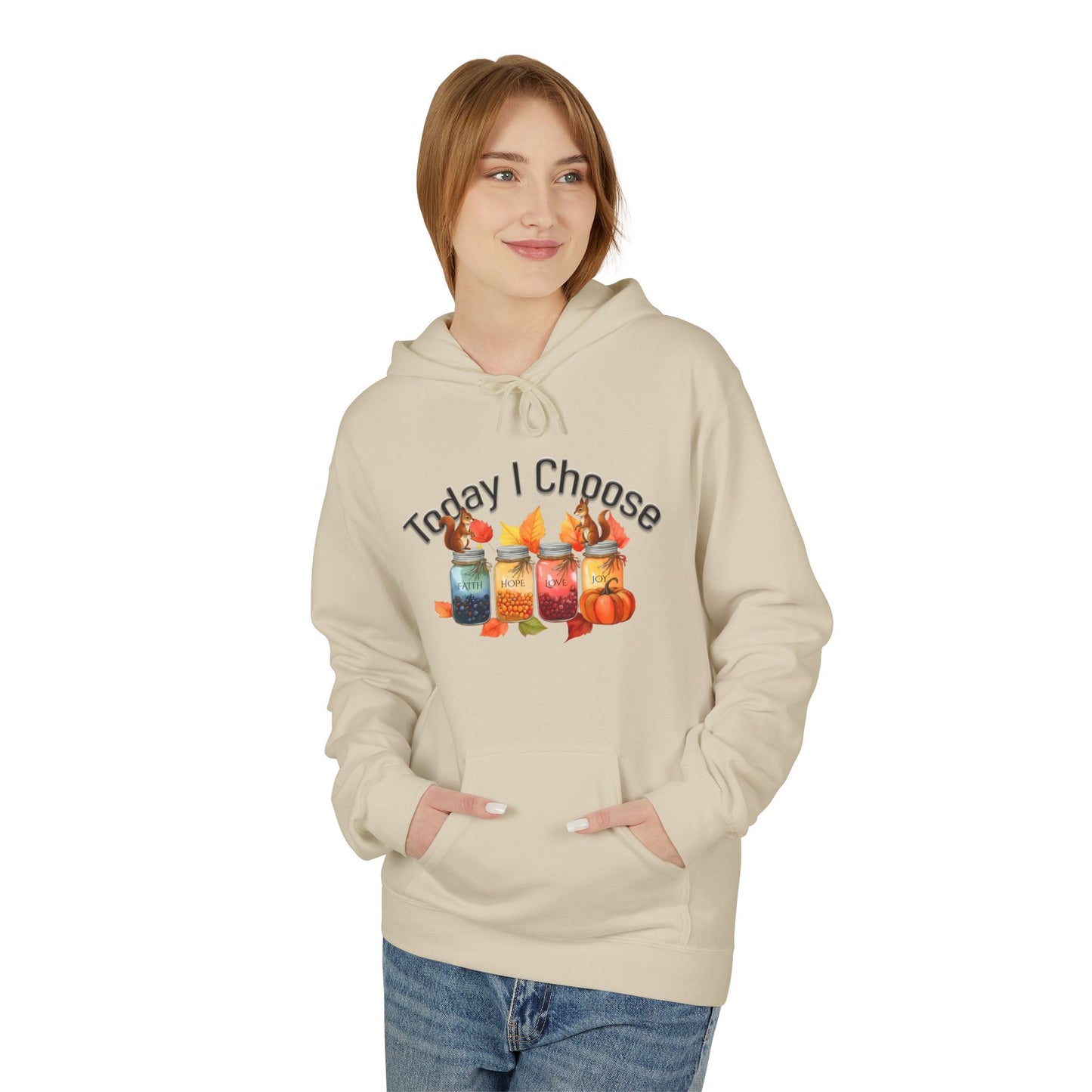 Cheerful Choices Hoodie, Positive Affirmation Sweater, Cozy Gift for Friends, Motivation Apparel, Fall Fashion