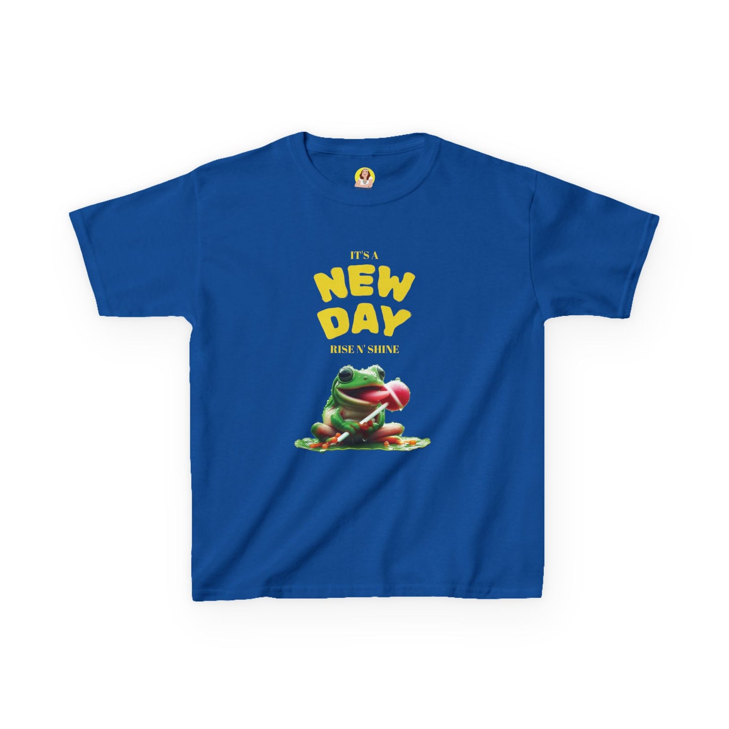 Inspirational Kids Tee, Fun Children’s T-Shirt, Positive Vibes Apparel, Motivational Kidswear, Gift for Teens, New Day Design