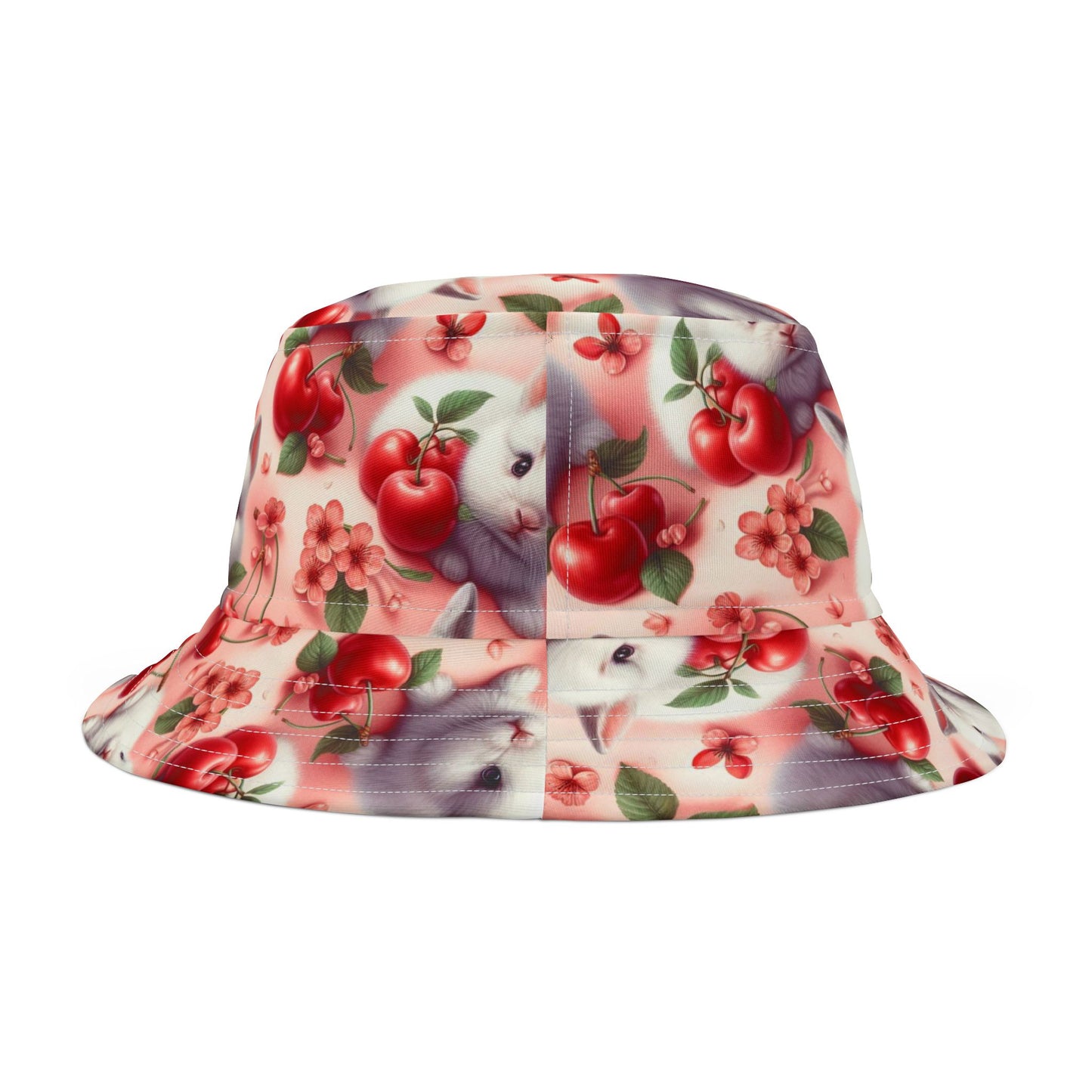 Bucket Hat Bunny Cherry Summer Hat