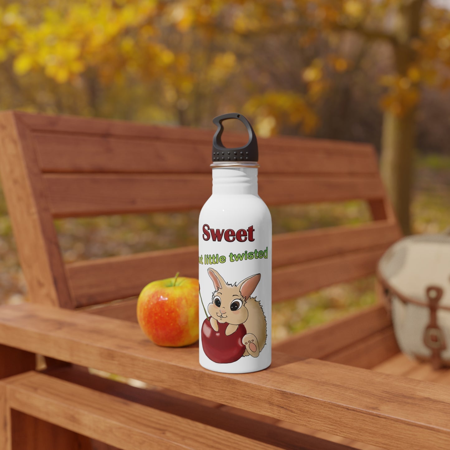 Cute Bunny Stainless Steel Water Bottle - Perfect for Kids & Spring Celebrations