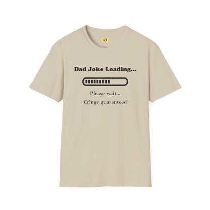 Dad Joke Loading Unisex Softstyle T-Shirt, Funny Gift for Dads, Father's Day Tee, Humor Apparel, Casual Wear