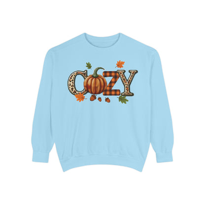 Cozy Pumpkin Sweatshirt, Fall Fashion, Unisex Sweatshirt, Autumn Apparel, Gift for Her, Thanksgiving Sweatshirt