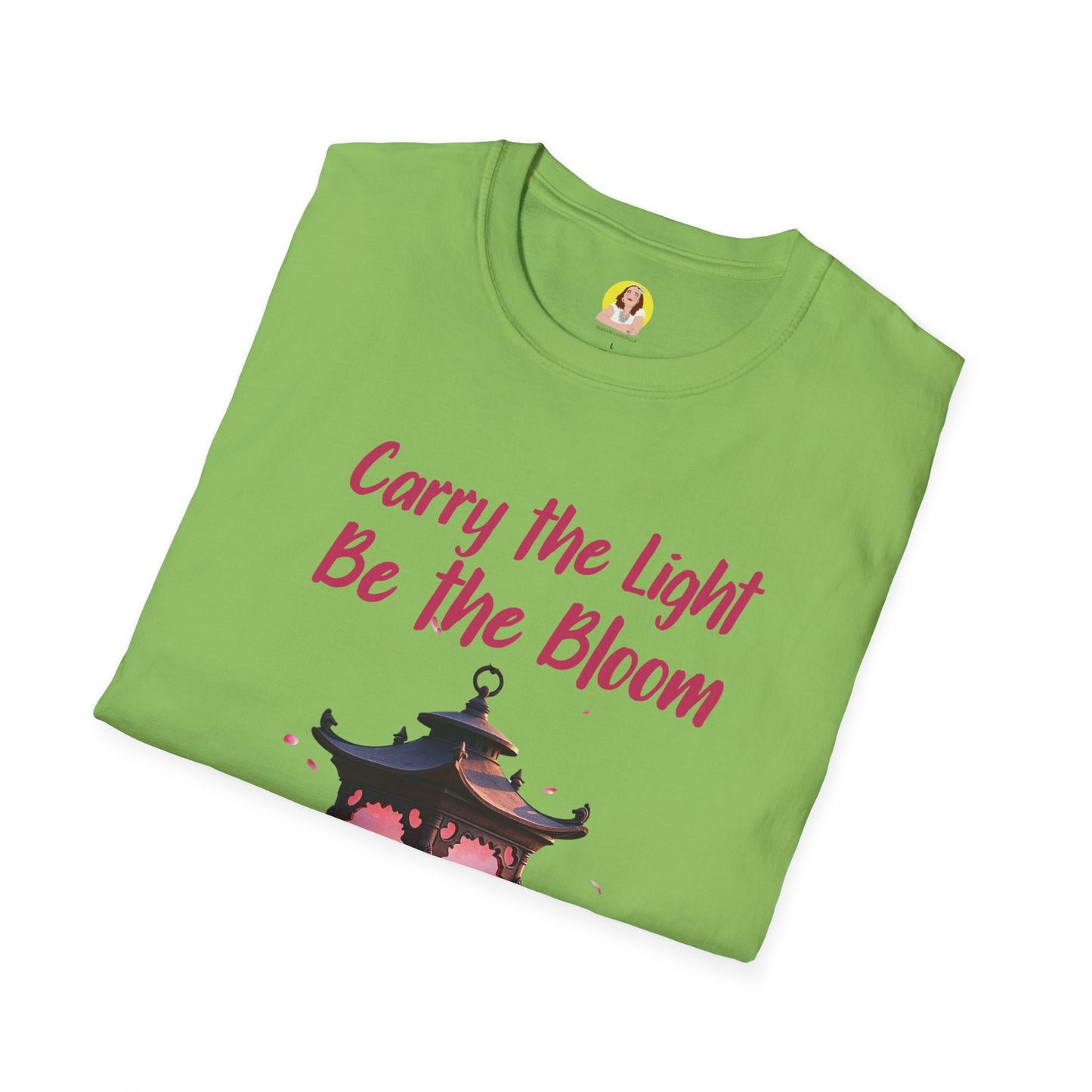 Inspirational Graphic T-Shirt - "Carry the Light, Be the Bloom" - Motivational Apparel for Everyday Wear, Gift for Friends, Self-Care [...]