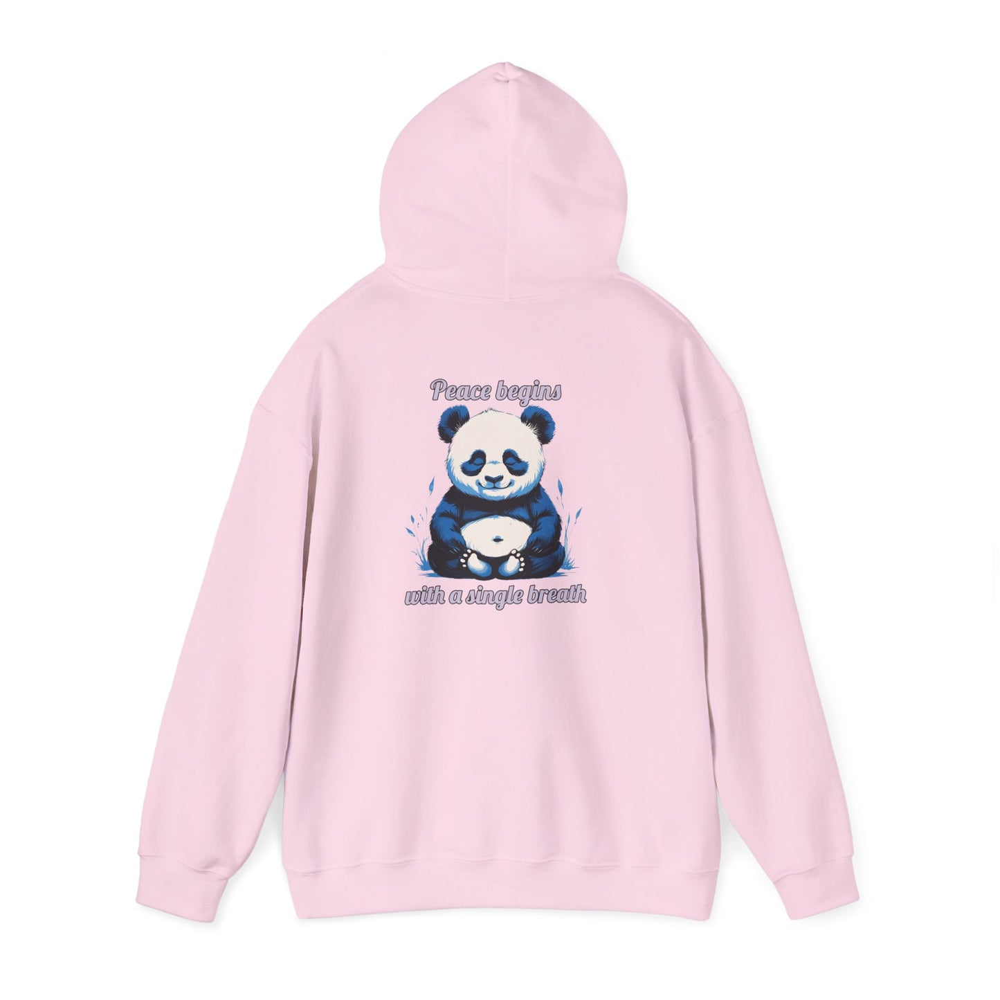 Calming Panda Hooded Sweatshirt - Unisex Cozy Hoodie for Relaxation, Gift for Animal Lovers, Unique Sweatshirt for Mindfulness, Casual Wear