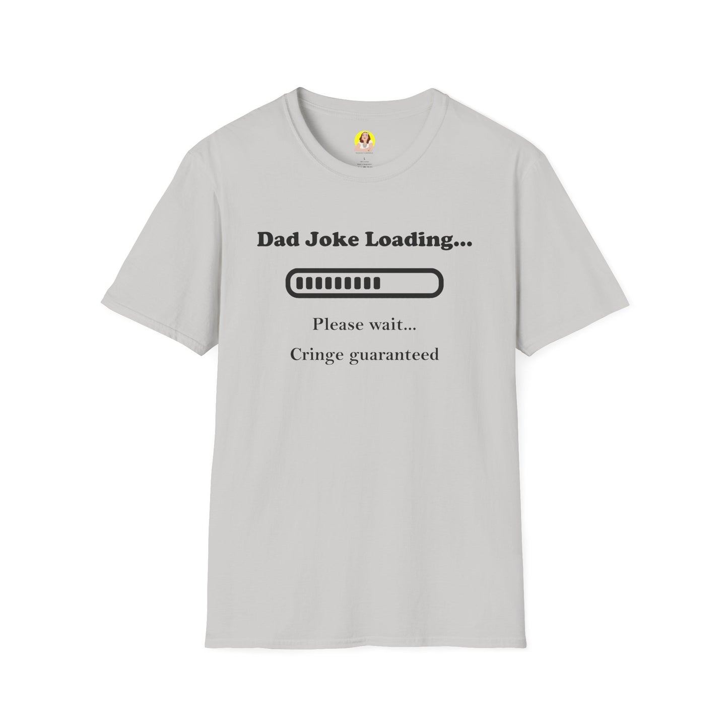 Dad Joke Loading Unisex Softstyle T-Shirt, Funny Gift for Dads, Father's Day Tee, Humor Apparel, Casual Wear