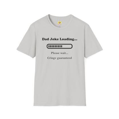 Dad Joke Loading Unisex Softstyle T-Shirt, Funny Gift for Dads, Father's Day Tee, Humor Apparel, Casual Wear