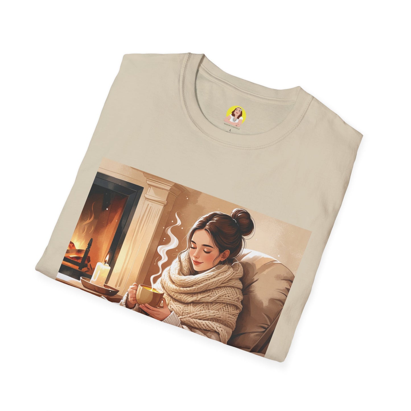 Cozy Peace Unisex T-Shirt - Perfect Gift for Winter, Relaxation, Self-Care Days, Home Decor Lovers, Cozy Vibes