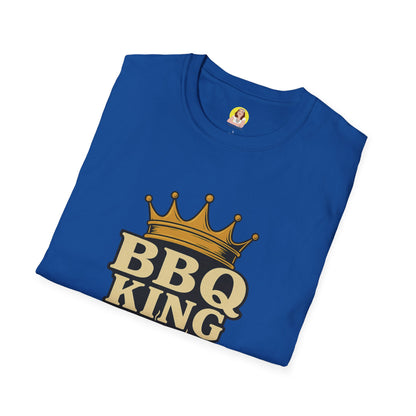 BBQ King T-Shirt - Unisex Softstyle Tee, Perfect for Grilling Season, Father's Day Gift, Backyard BBQs, Cookouts, Summer Fun