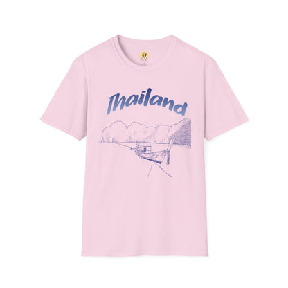 Thailand Adventure Unisex Softstyle T-Shirt - Travel Tee, Summer Vibes, Wanderlust Gift, Casual Wear, Birthday Present
