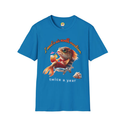 Fun Fish Vacation Unisex T-Shirt - Perfect for Summer Getaways