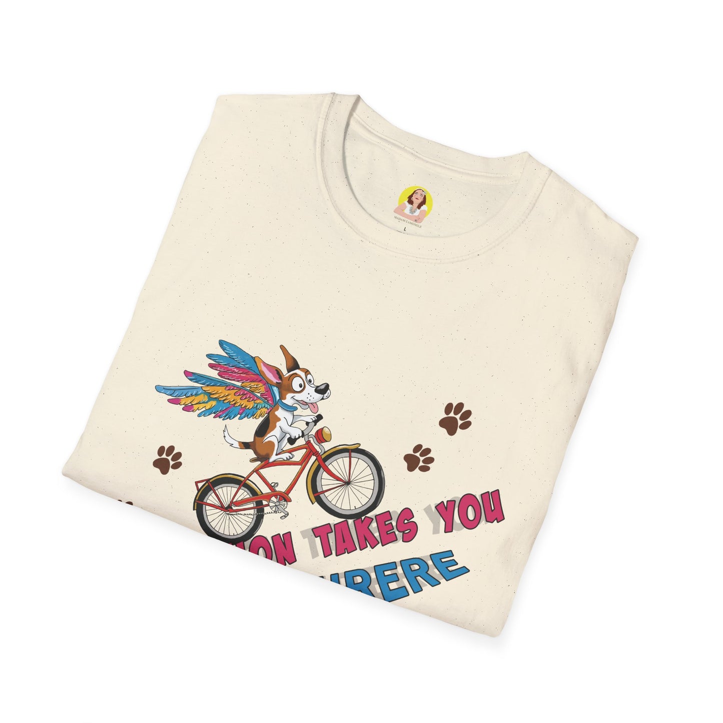 Imagination Adventure T-Shirt | Unique Graphic Tee | Gift for Dreamers, Creative Minds, Art Lovers, Bike Enthusiasts
