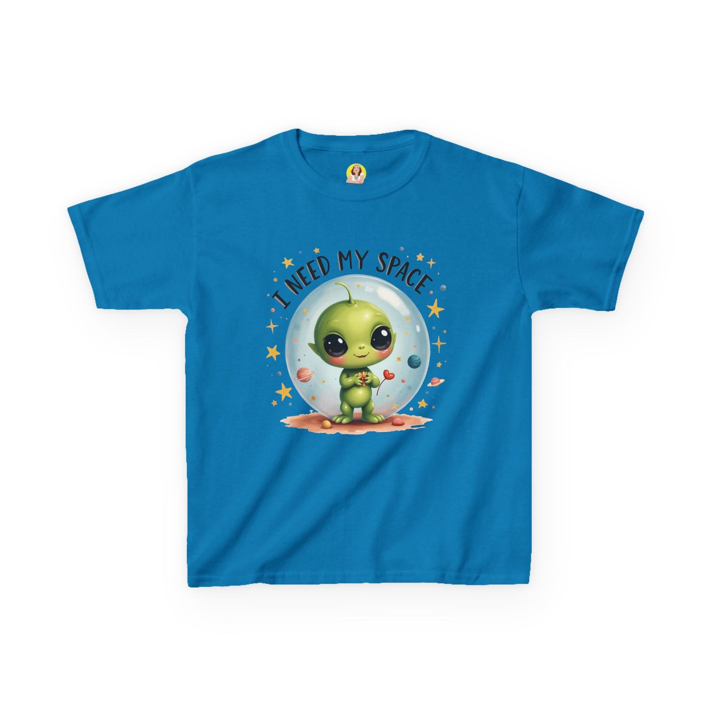 Kids Alien Graphic Tee - I Need My Space, Fun Kids Shirt, Cute Summer Apparel, Gift for Young Explorers, Outer Space Theme