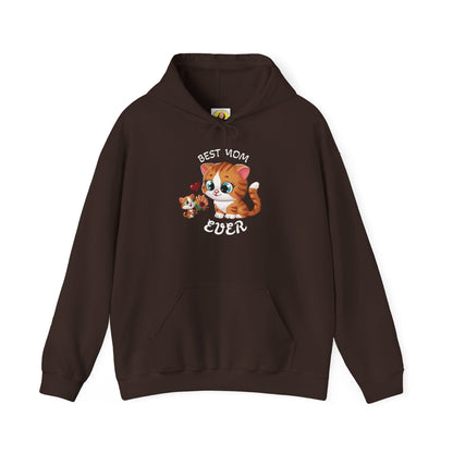 Best Mom Ever Cat Hooded Sweatshirt