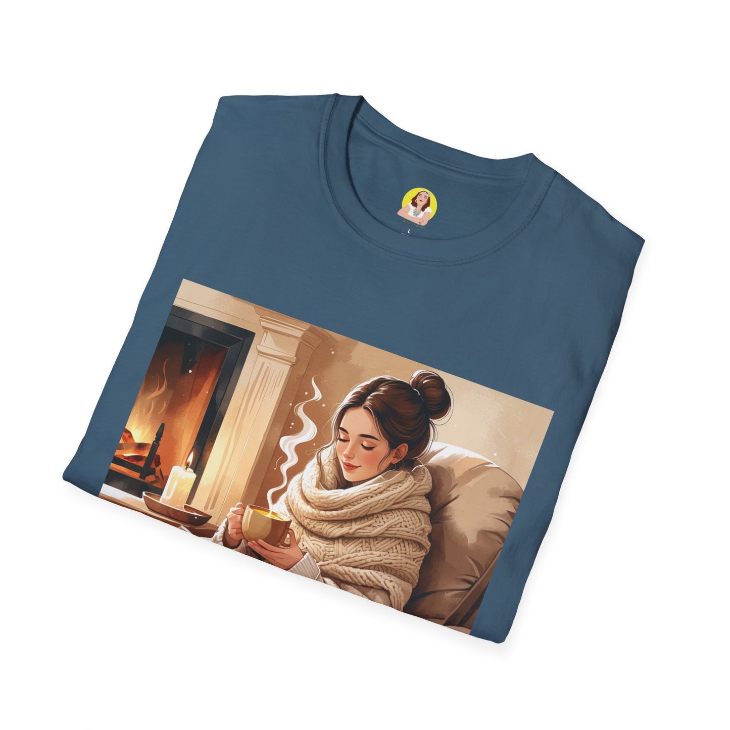 Cozy Peace Unisex T-Shirt - Perfect Gift for Winter, Relaxation, Self-Care Days, Home Decor Lovers, Cozy Vibes