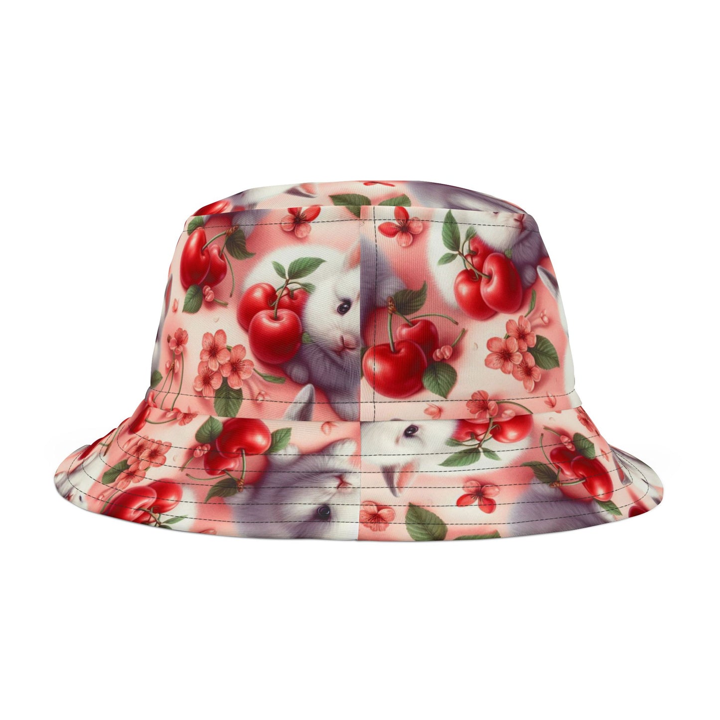 Bucket Hat Bunny Cherry Summer Hat