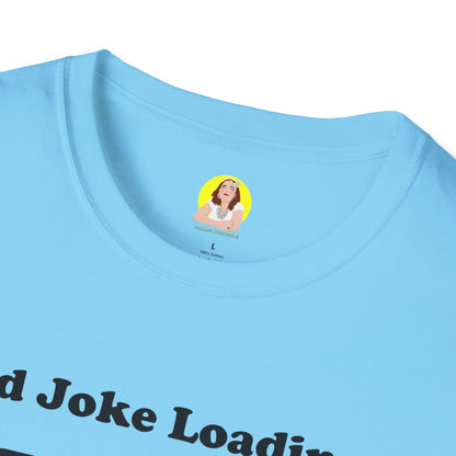 Dad Joke Loading Unisex Softstyle T-Shirt, Funny Gift for Dads, Father's Day Tee, Humor Apparel, Casual Wear