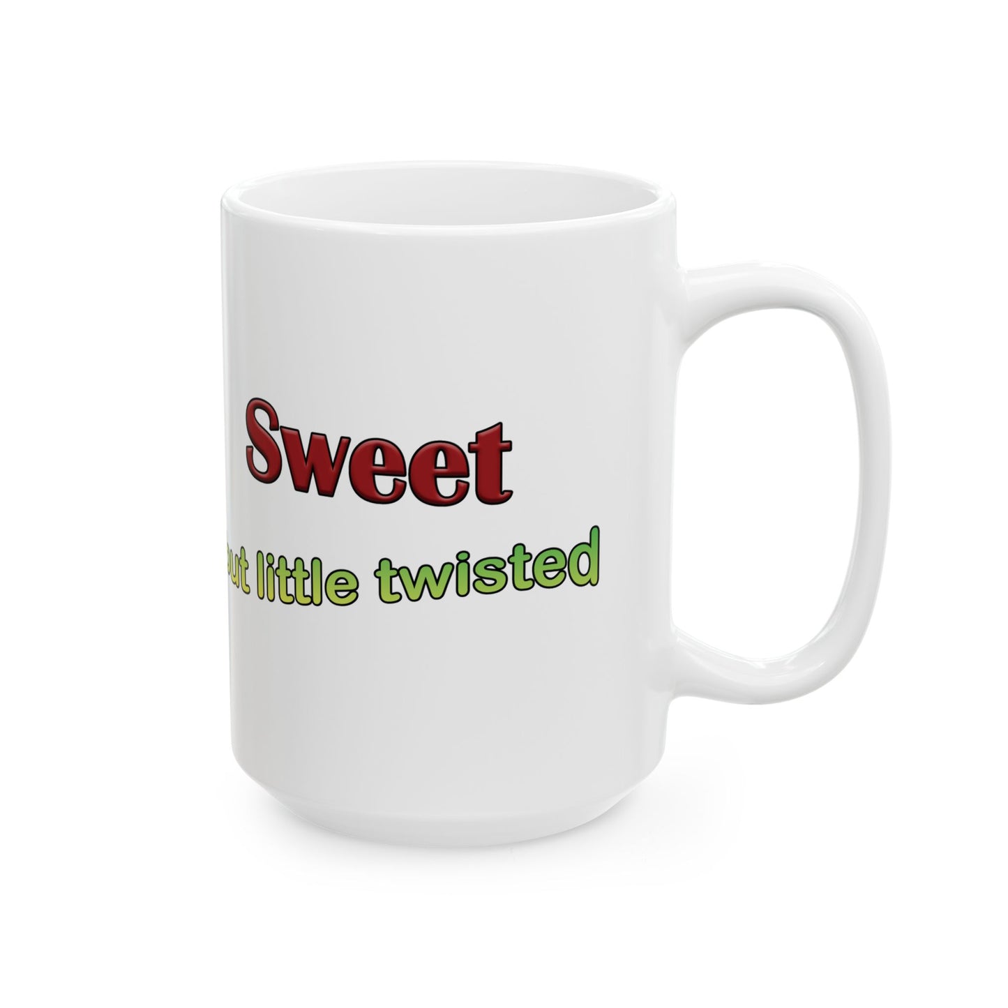 Mug - Cute Bunny with a Cherry Ceramic Mug, 11oz, 15oz