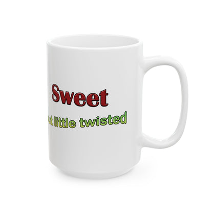 Mug - Cute Bunny with a Cherry Ceramic Mug, 11oz, 15oz