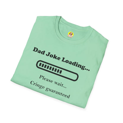 Dad Joke Loading Unisex Softstyle T-Shirt, Funny Gift for Dads, Father's Day Tee, Humor Apparel, Casual Wear