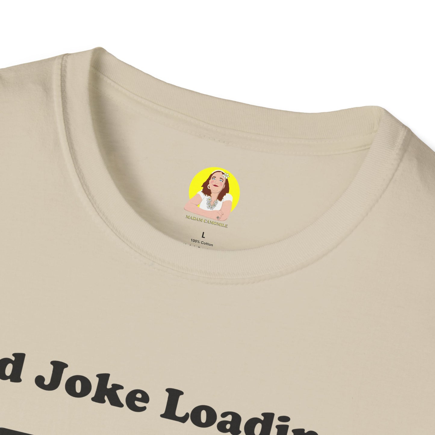 Dad Joke Loading Unisex Softstyle T-Shirt, Funny Gift for Dads, Father's Day Tee, Humor Apparel, Casual Wear