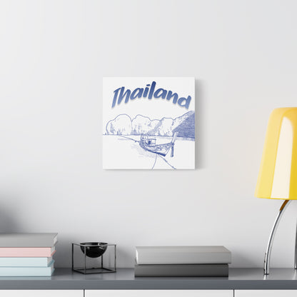 Thailand Matte Canvas Wall Art, Coastal Decor, Travel Wall Art, Home Decoration, Gift for Travelers, Ocean Themed Art