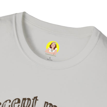 Cute Bear Graphic T-Shirt - Accept More, Expect Less - Funny Animal Tee, Gift for Friends, Cozy Casual Shirt, Birthday Gift, [...]