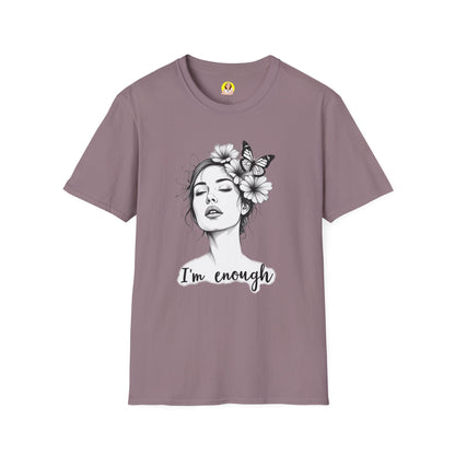 Empowering Floral T-Shirt, Inspirational Shirt, Self-Love Apparel, Gift for Her, Motivational Quote Tee