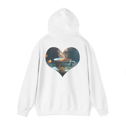 Cozy Inspirational Hoodie: Gratitude Blooms Into Enough, Unisex Sweatshirt, Motivational Gift, Relaxed Style, Perfect for Every Season