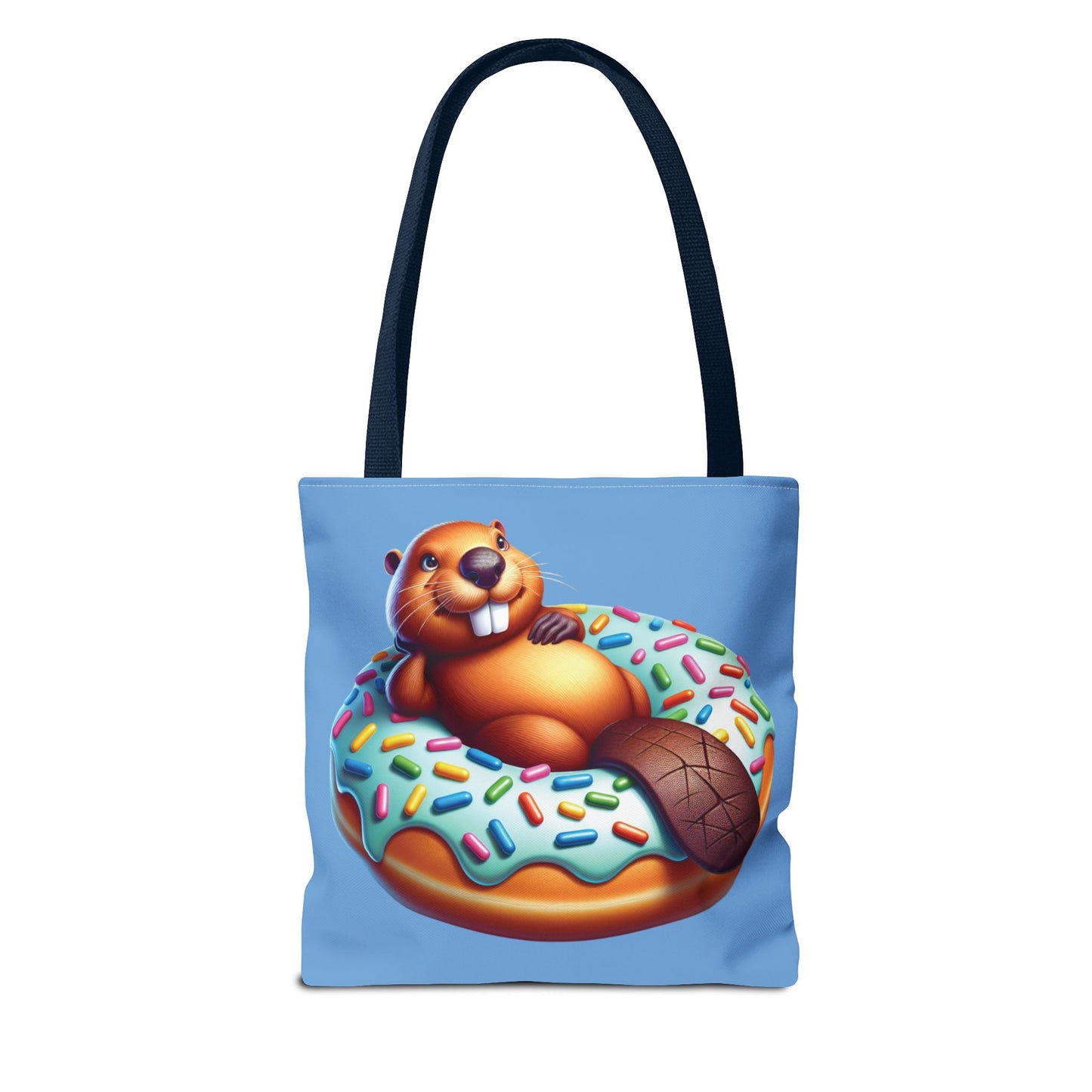 Tote Bag - Beaver Donut Design