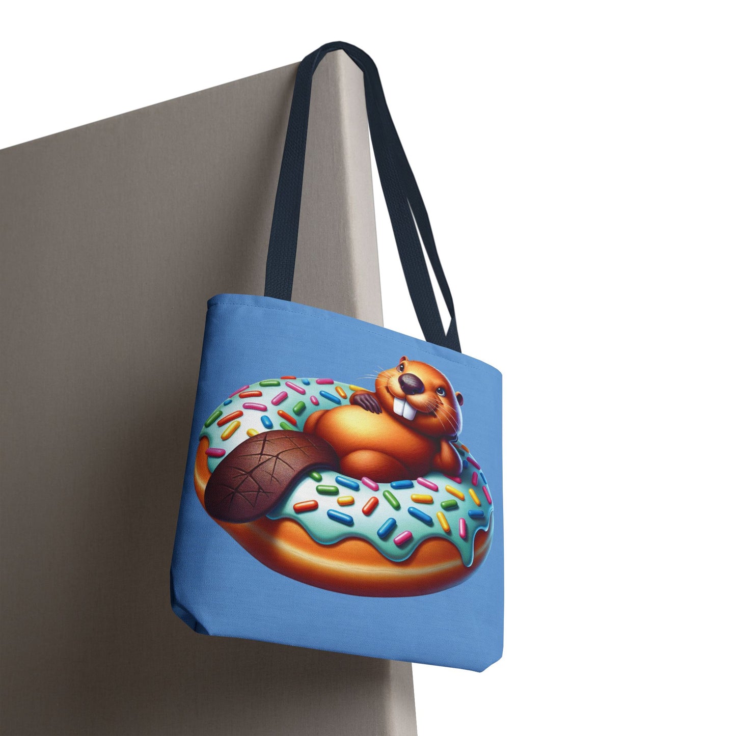Tote Bag - Beaver Donut Design
