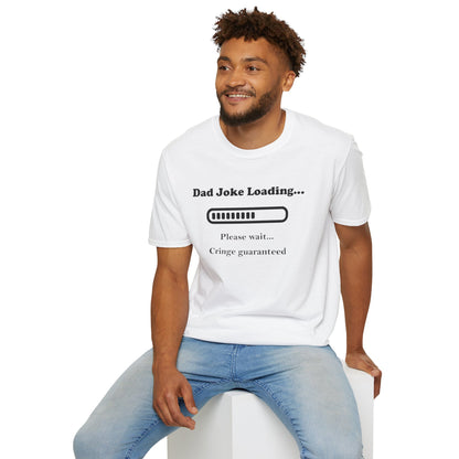 Dad Joke Loading Unisex Softstyle T-Shirt, Funny Gift for Dads, Father's Day Tee, Humor Apparel, Casual Wear