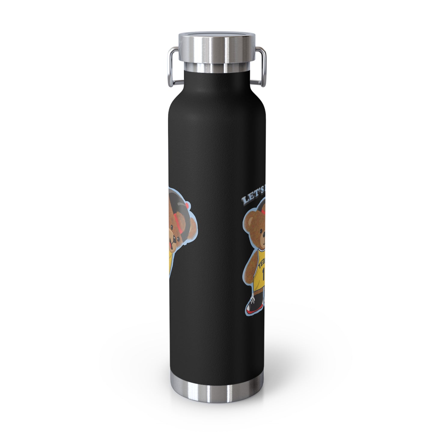 Sporty Insulated Water Bottle - Motivational Hydration for Athletes, Travel, Gym, Basketball Lovers, Personalized Gift