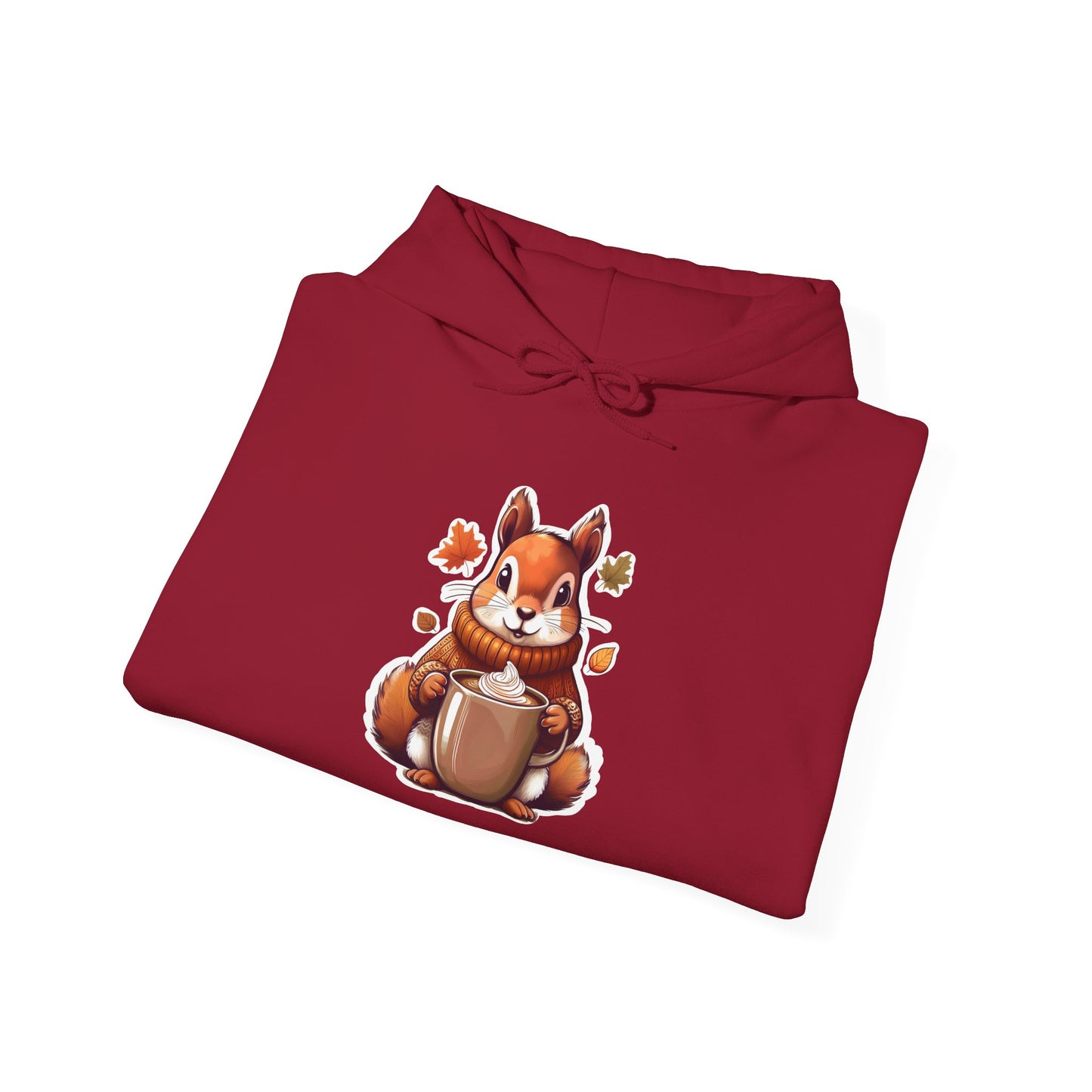 Cute Squirrel Hoodie, Cozy Sweatshirt for Animal Lovers, Fall Fashion, Gift for Friends, Cute Casual Wear, Unisex Sweater