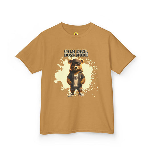 Kids Boss Mode Tee, Cute Kids T-Shirt, Fun Gift for Boys, Colorful Cotton Tee, Playful Apparel for Kids, Birthday Gift Idea