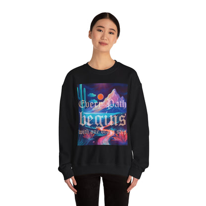 Inspirational Art Sweatshirt, Cozy Crewneck for All Seasons, Motivational Gift, Unique Statement Piece, Ideal for Everyday Wear