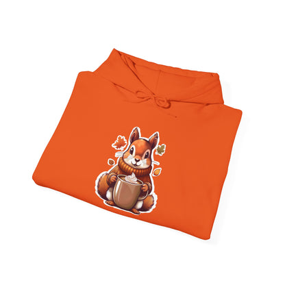 Cute Squirrel Hoodie, Cozy Sweatshirt for Animal Lovers, Fall Fashion, Gift for Friends, Cute Casual Wear, Unisex Sweater