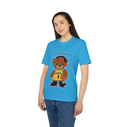 Unisex Basketball Bear Graphic T-shirt, Fun Sports Tee, Perfect for Kids & Teens, Gift for Sports Lovers, Cute Casual Wear