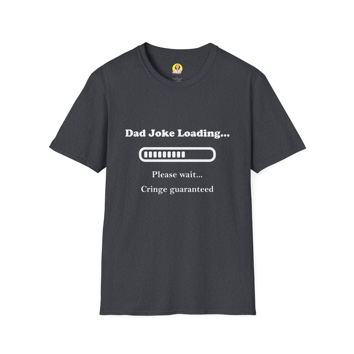 Dad Joke Loading Unisex Softstyle T-Shirt, Funny Gift for Dads, Father's Day Tee, Humor Apparel, Casual Wear