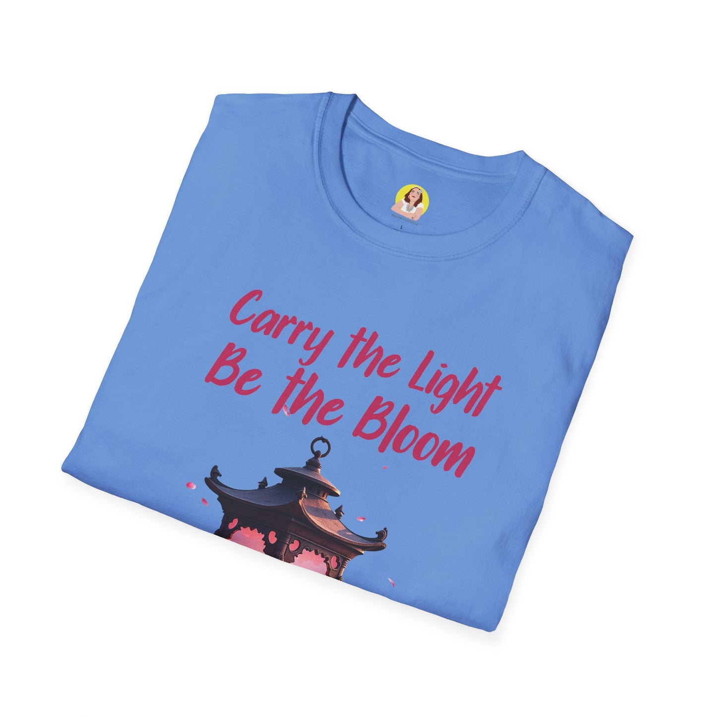 Inspirational Graphic T-Shirt - "Carry the Light, Be the Bloom" - Motivational Apparel for Everyday Wear, Gift for Friends, Self-Care [...]