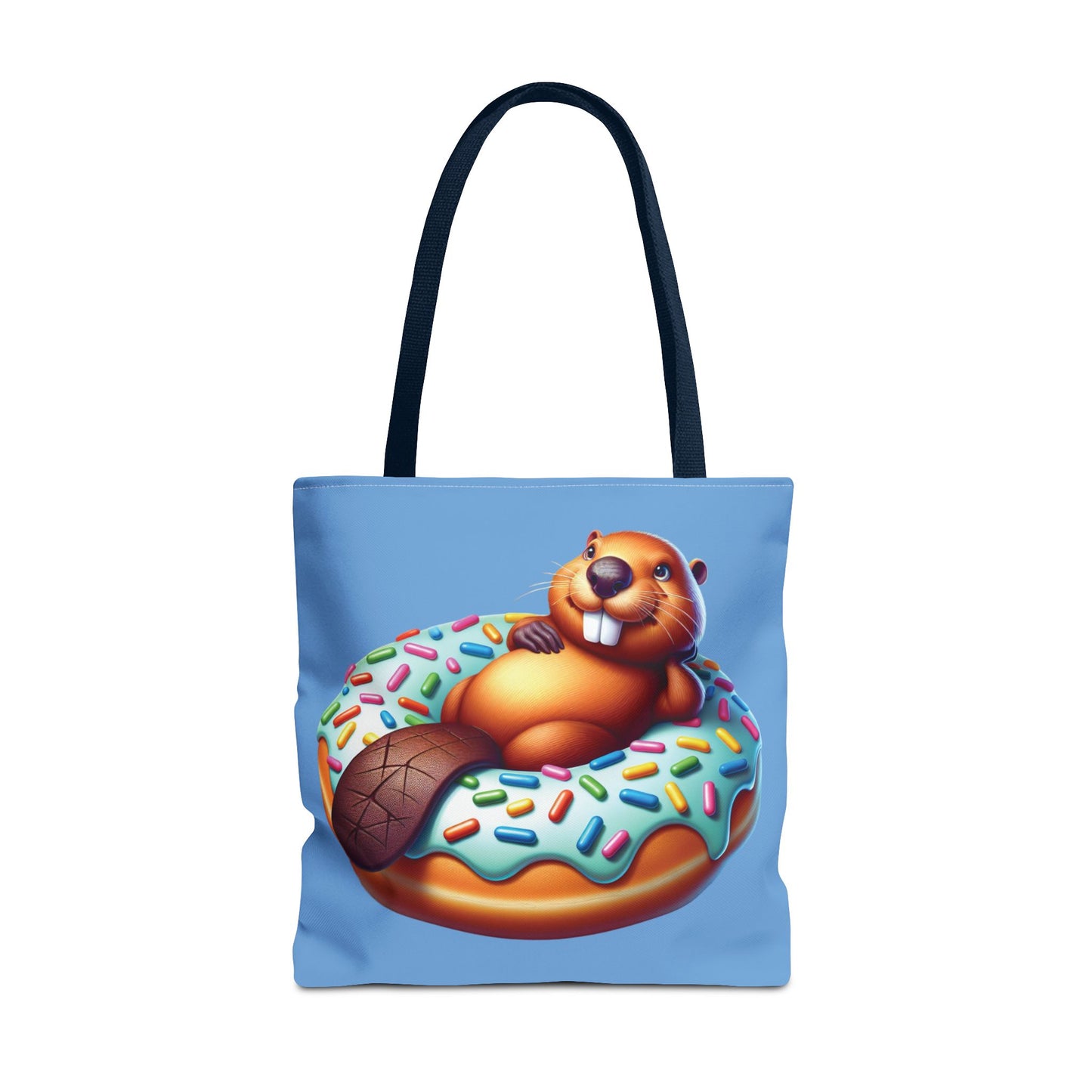 Tote Bag - Beaver Donut Design