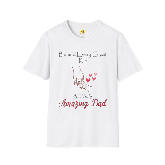 Amazing Dad Unisex Softstyle T-Shirt - Perfect for Father’s Day, Birthday Gift, Casual Wear, Family Gatherings, Gift for Dads